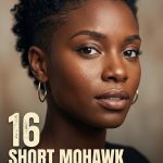 16 Short Mohawk Hairstyles for Black Women with Tapered Sides