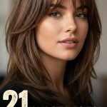 21 Hairstyles for Layered Hair with Bangs for Movement