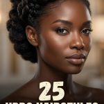 25 Updo Hairstyles for Black Women for Elegant Evenings