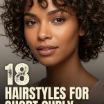 18 Hairstyles for Short Curly Hair with Bangs for Texture