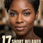 17 Short Relaxed Hairstyles for Black Women with Sharp Lines
