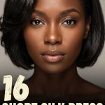 16 Short Silk Press Hairstyles for Black Women with Body