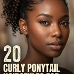 20 Curly Ponytail Hairstyles for Black Women with Soft Texture