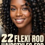 22 Flexi Rod Hairstyles for Black Women for Bouncy Curls