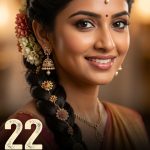 22 Saree Hairstyles for Long Hair with Traditional Braids