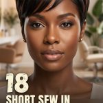 18 Short Sew In Hairstyles for Black Women with Layered Cuts