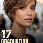 17 Graduation Hairstyles for Short Hair for Cap-Friendly Chic