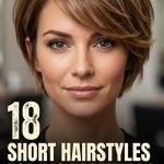 18 Short Hairstyles for Big Foreheads with Layered Bangs