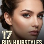 17 Bun Hairstyles for Short Hair with Mini Donut Knots