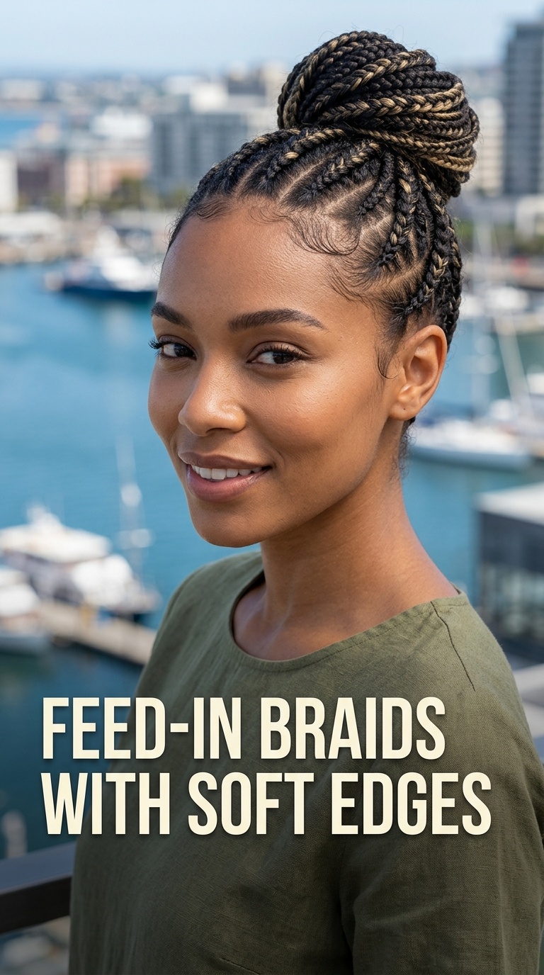 Feed-in Braids with Soft Edges