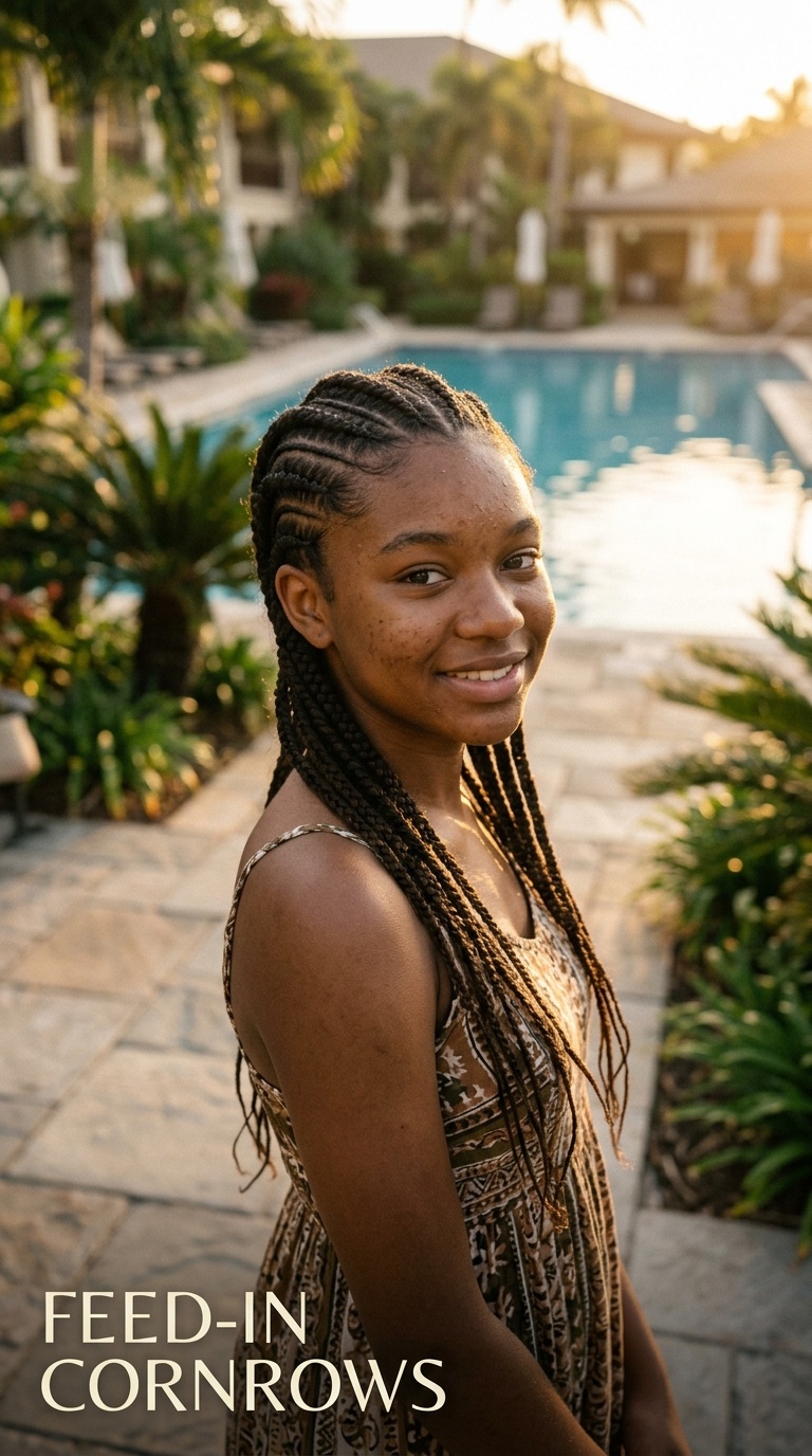 Feed-in Cornrows