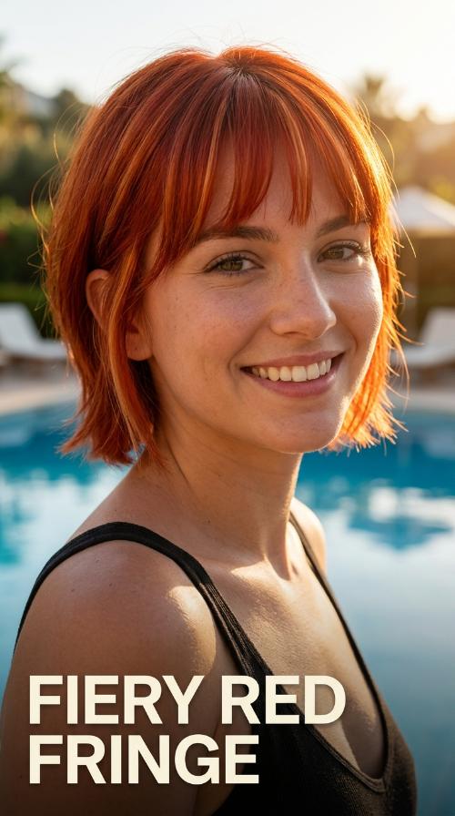 Fiery Red Fringe