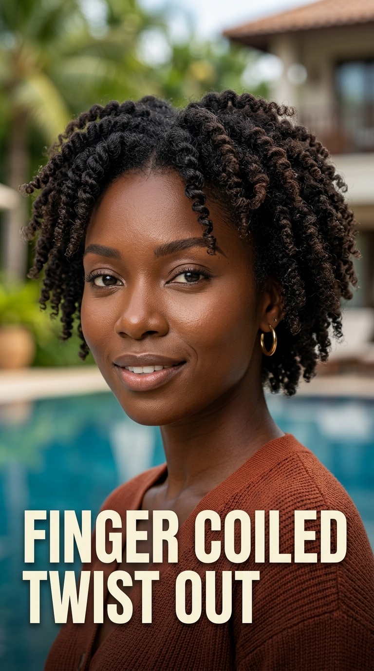 Finger Coiled Twist Out