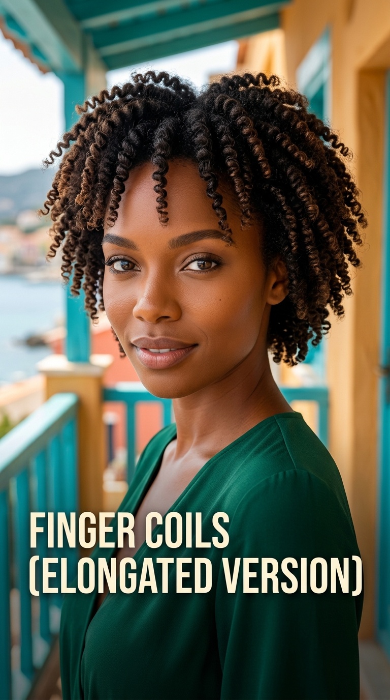 Finger Coils (Elongated Version)