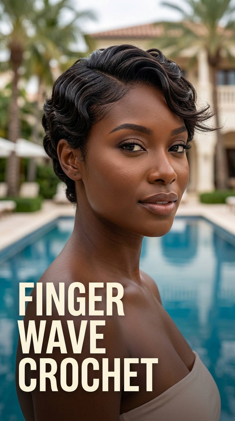 Finger Wave Crochet