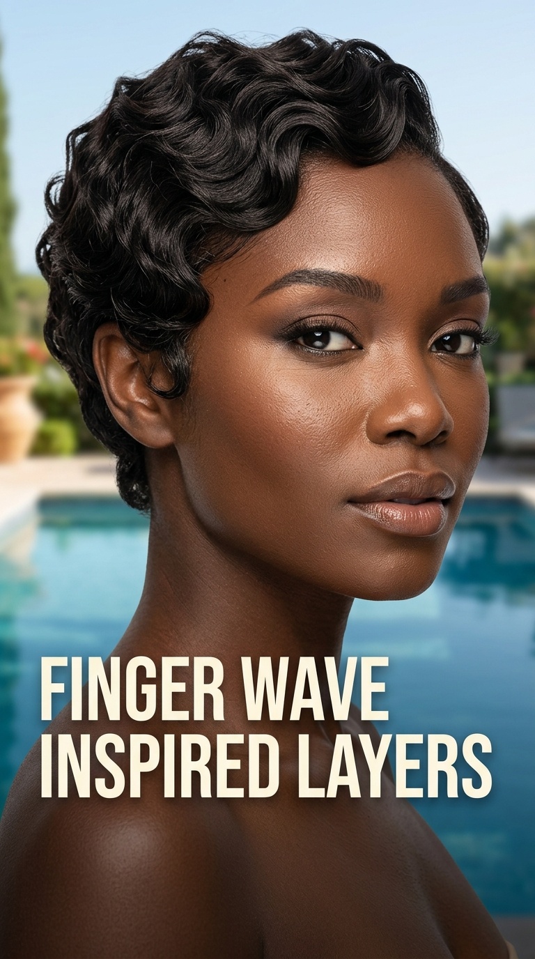 Finger Wave Inspired Layers