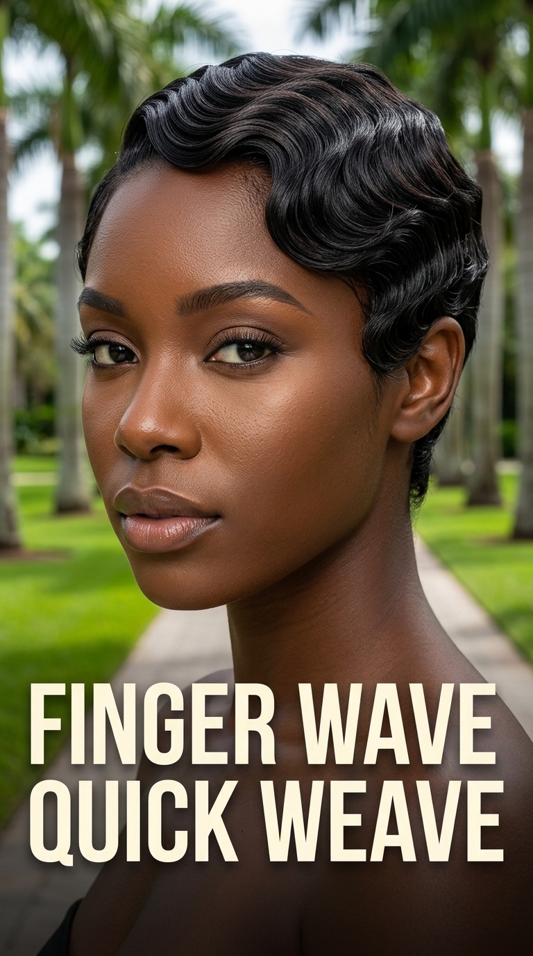 Finger Wave Quick Weave