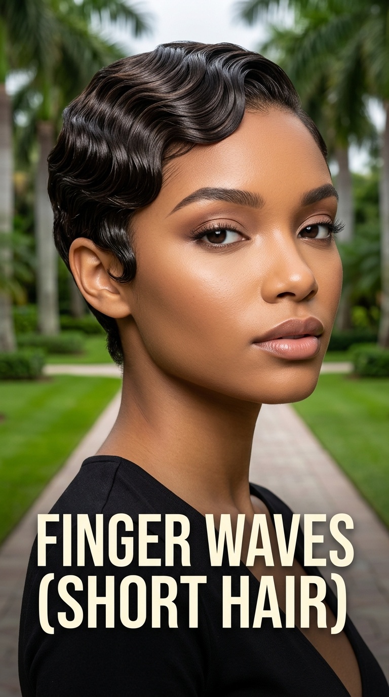 Finger Waves (Short Hair)