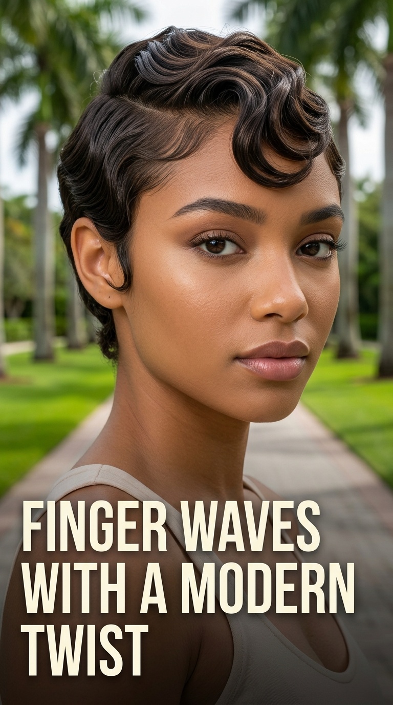 Finger Waves with a Modern Twist