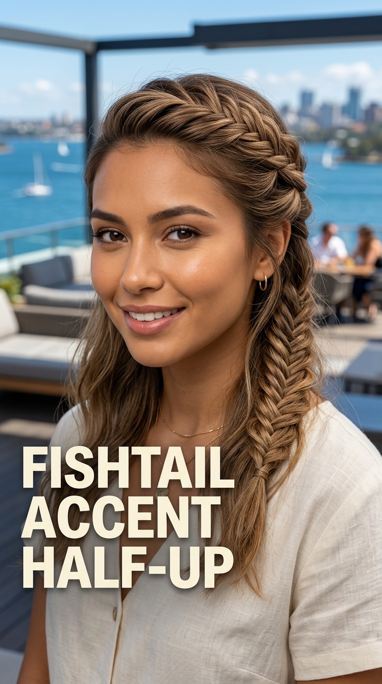Fishtail Accent Half-Up