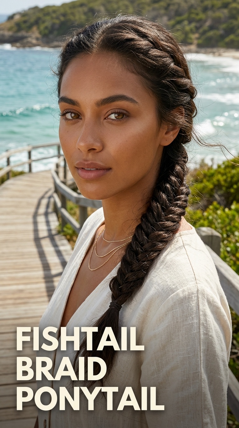 Fishtail Braid Ponytail