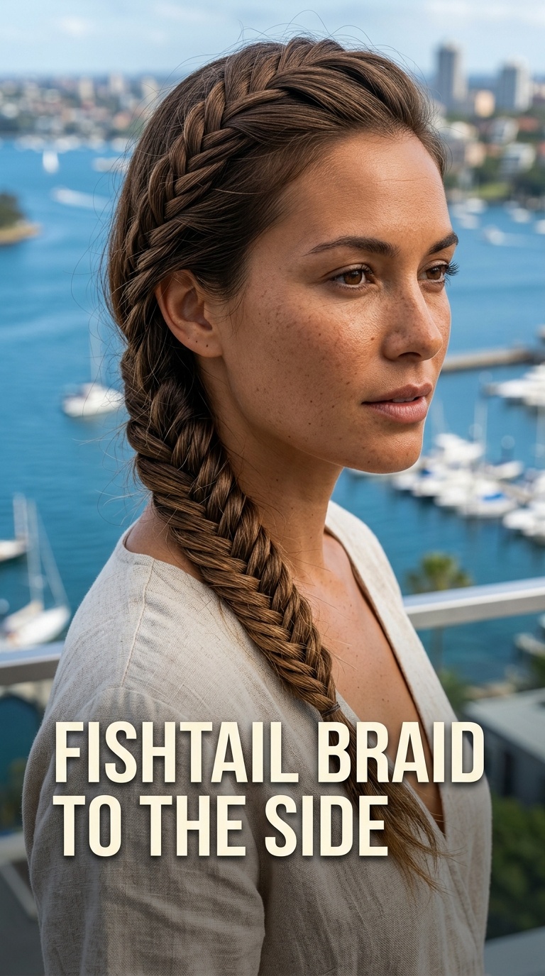 Fishtail Braid to the Side