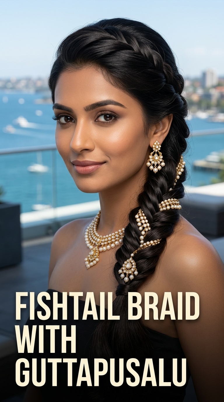 Fishtail Braid with Guttapusalu