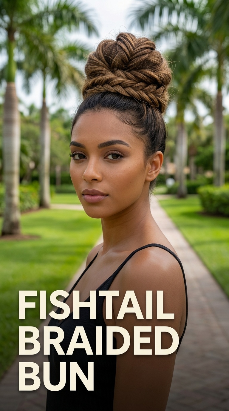 Fishtail Braided Bun