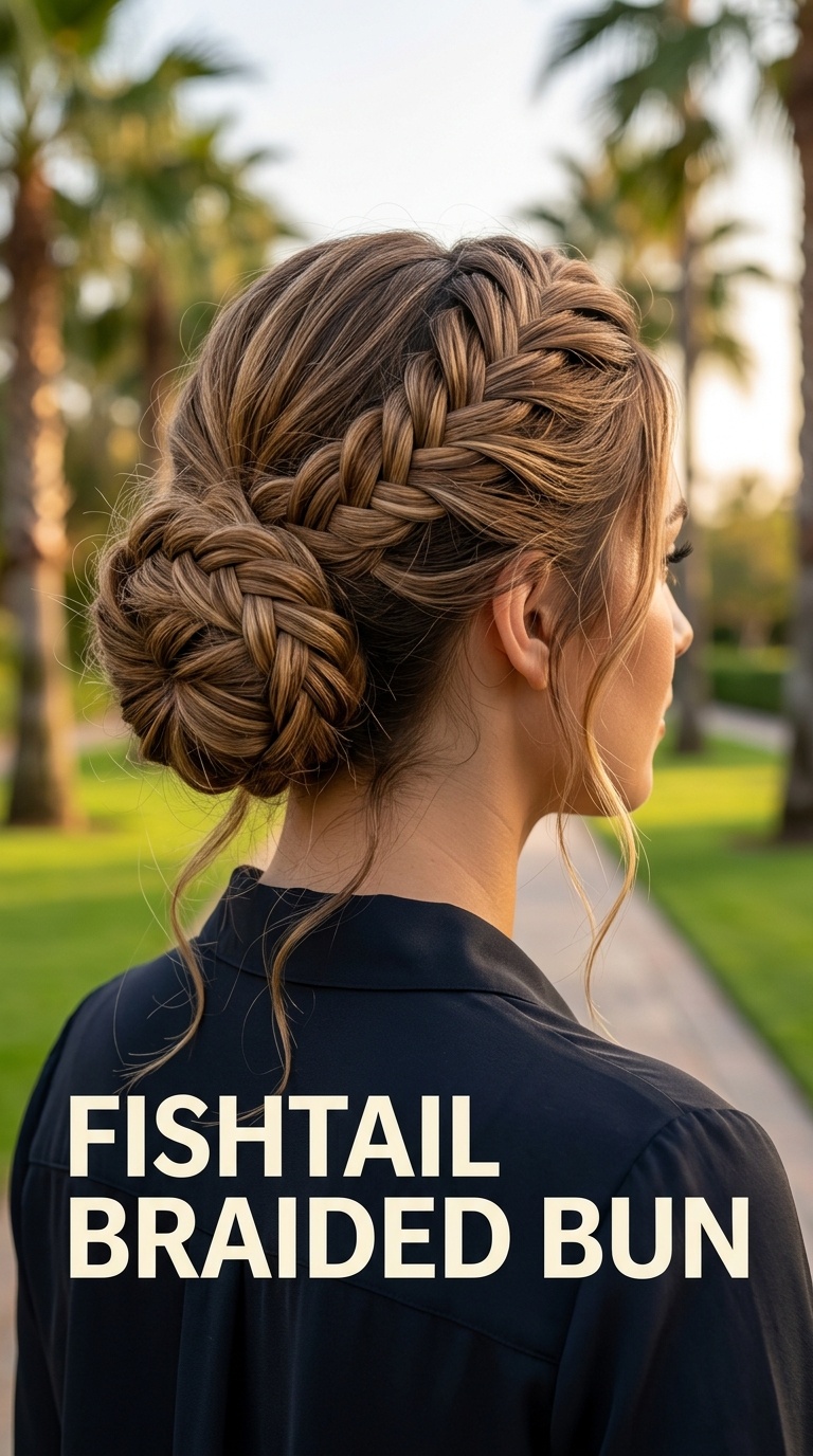 Fishtail Braided Bun