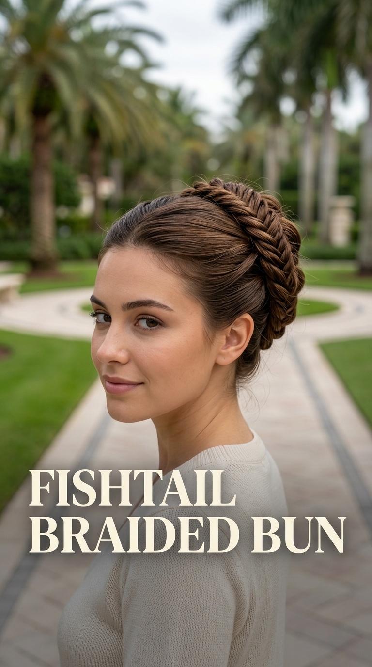 Fishtail Braided Bun