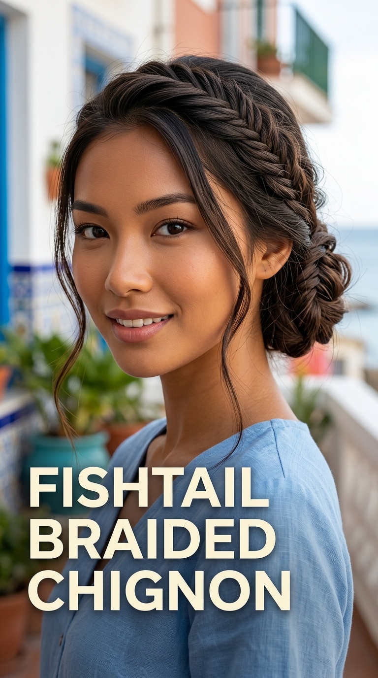 Fishtail Braided Chignon