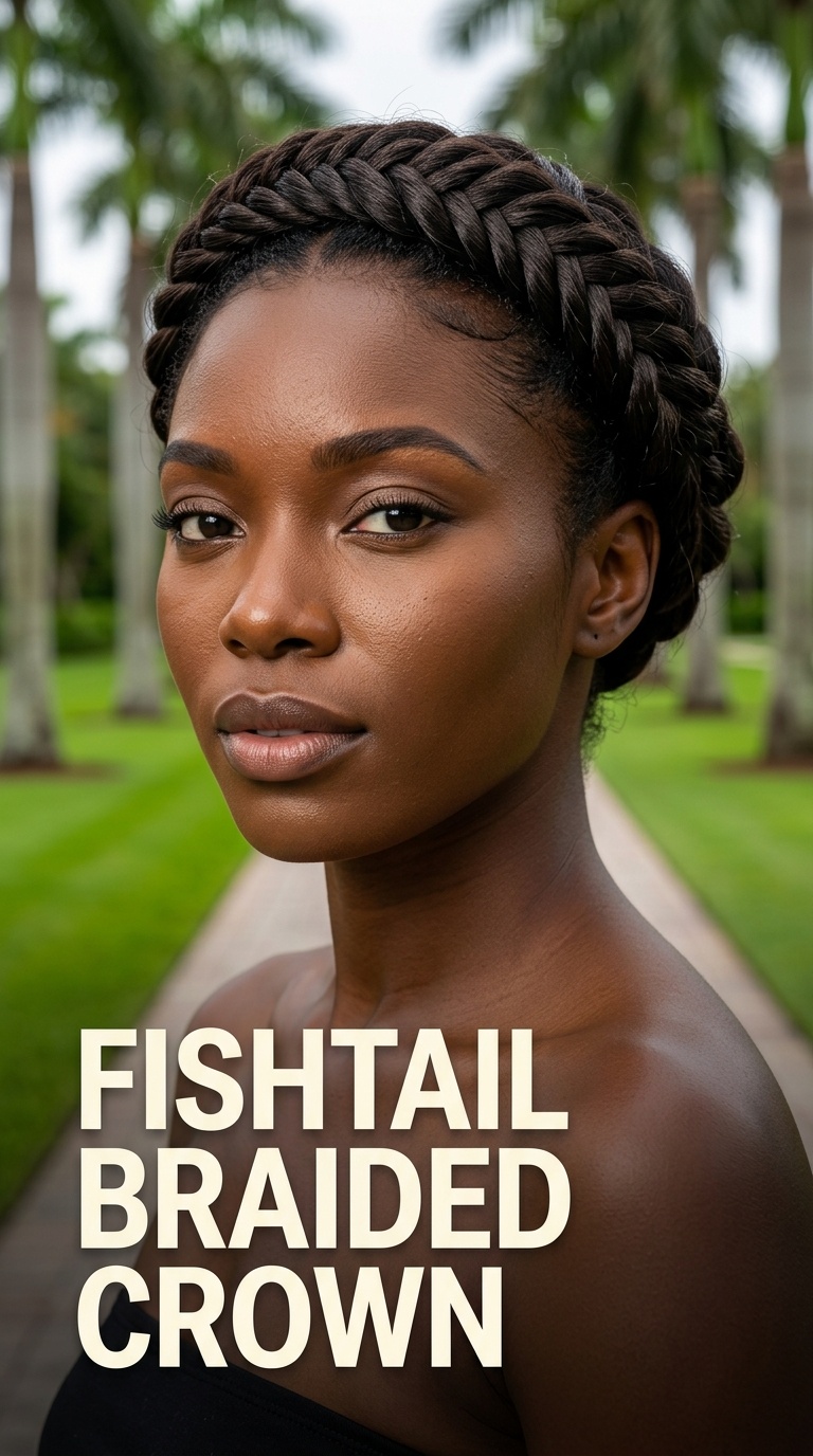 Fishtail Braided Crown