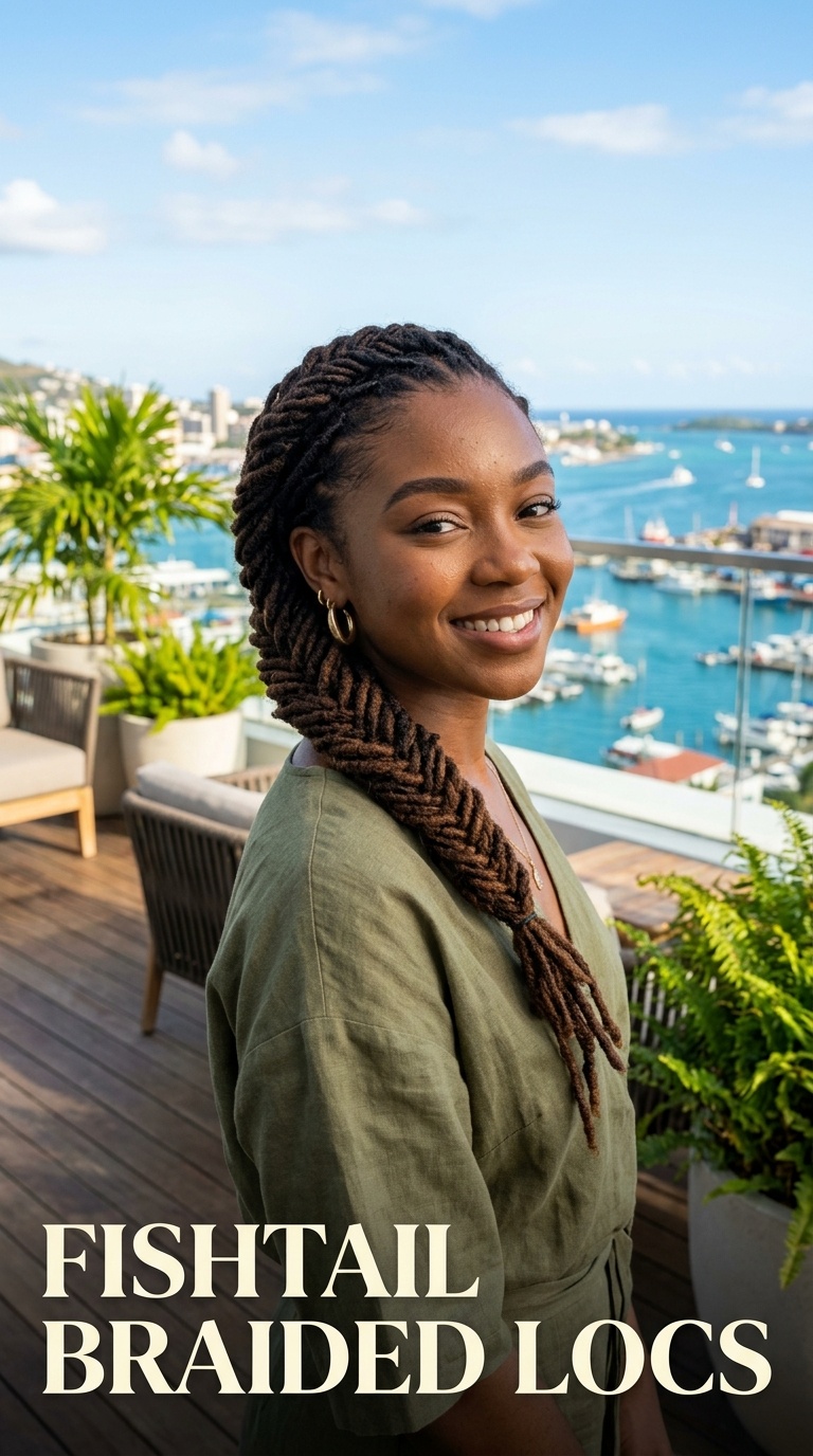 Fishtail Braided Locs