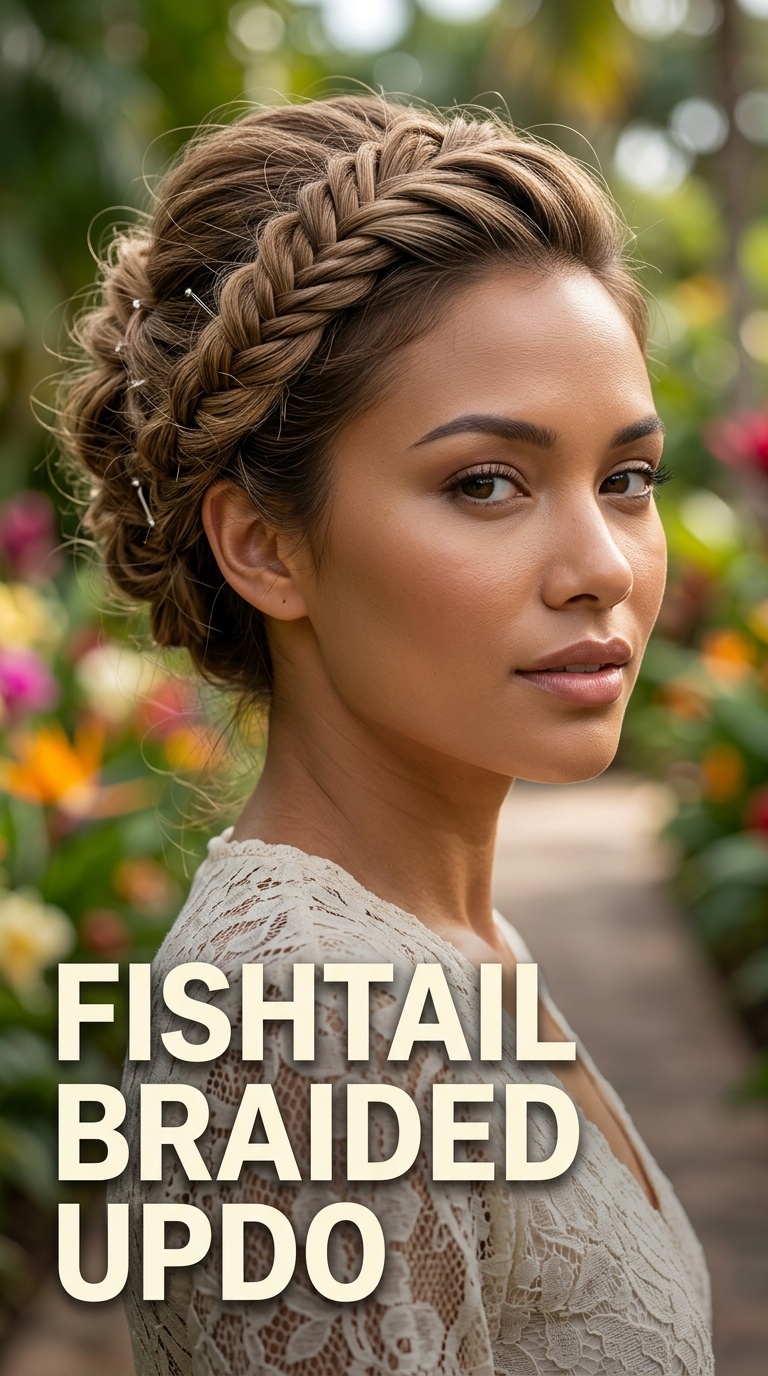 Fishtail Braided Updo