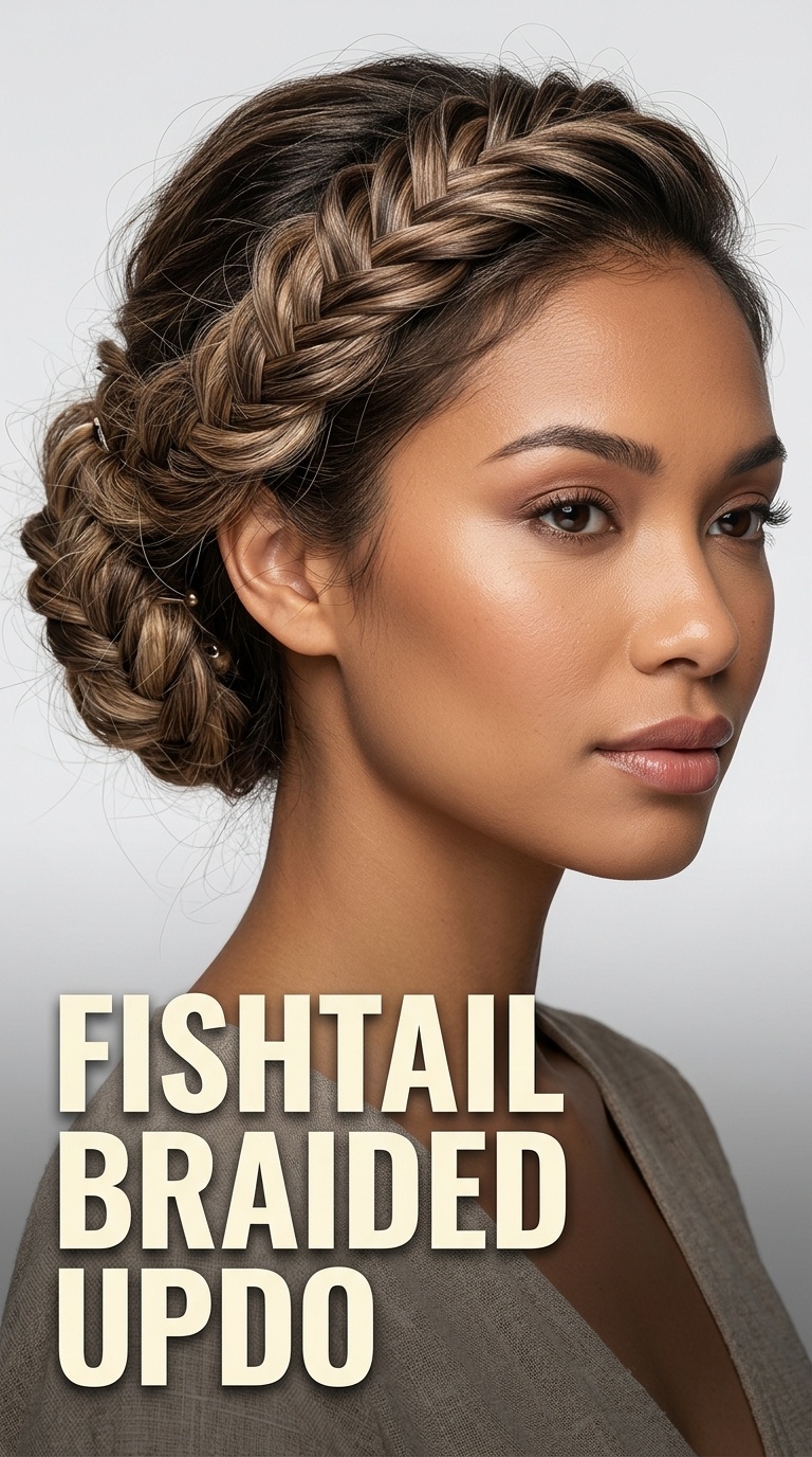 Fishtail Braided Updo