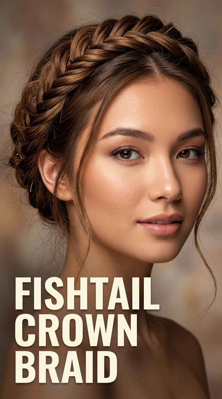 Fishtail Crown Braid