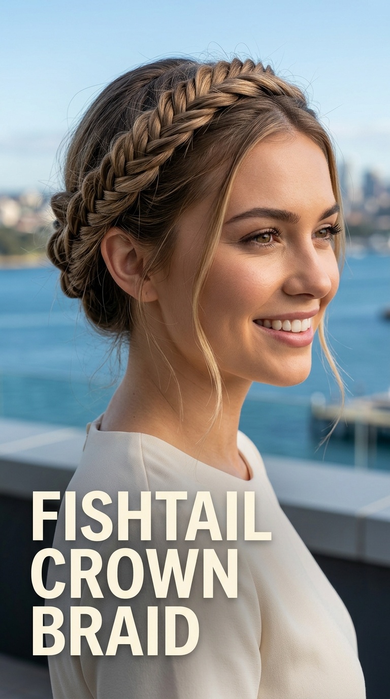 Fishtail Crown Braid