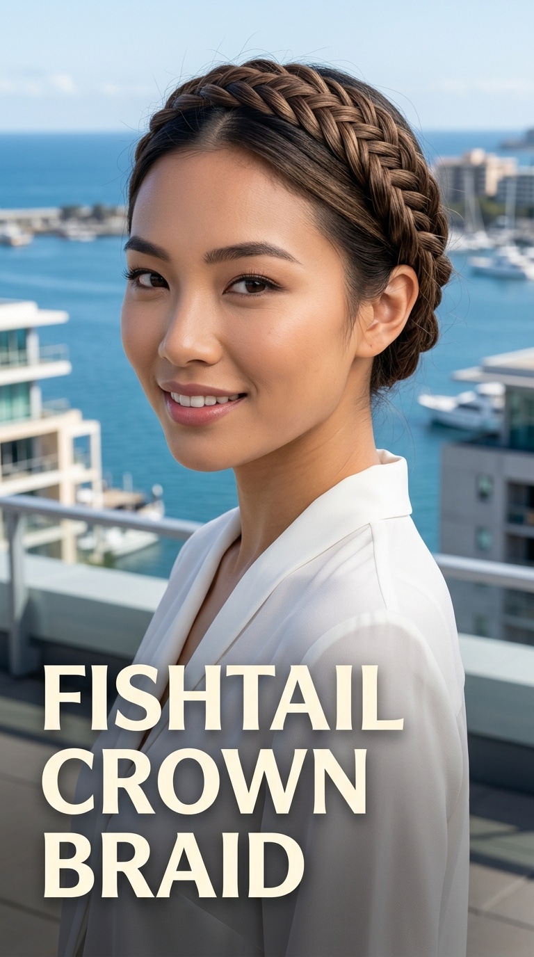 Fishtail Crown Braid