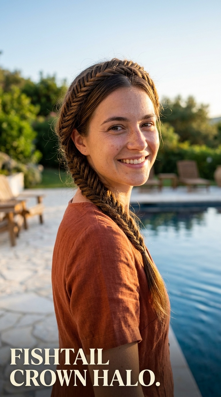 Fishtail Crown Halo