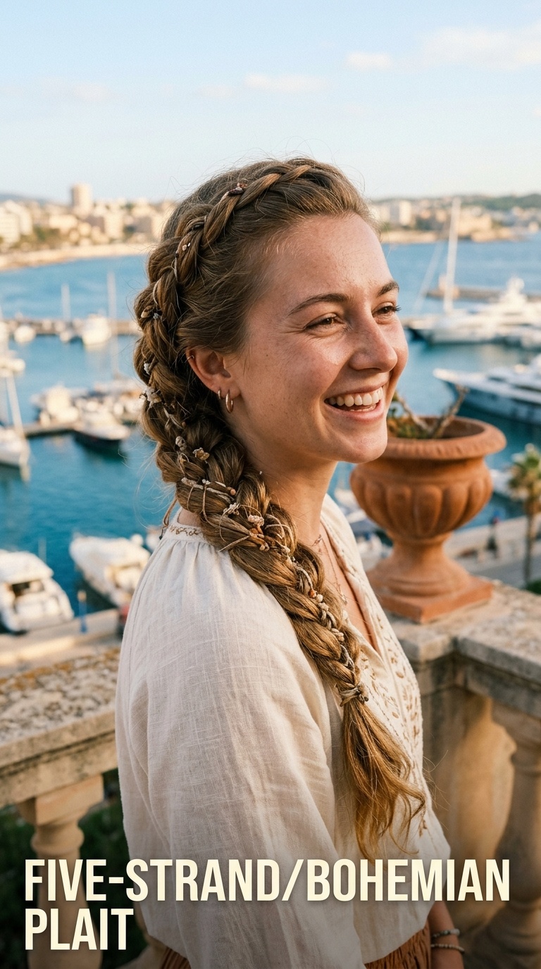 Five-Strand Bohemian Plait