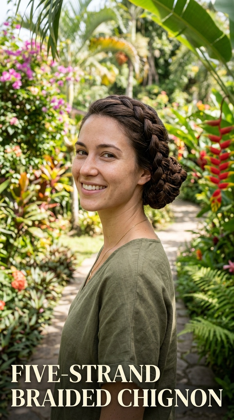 Five-Strand Braided Chignon