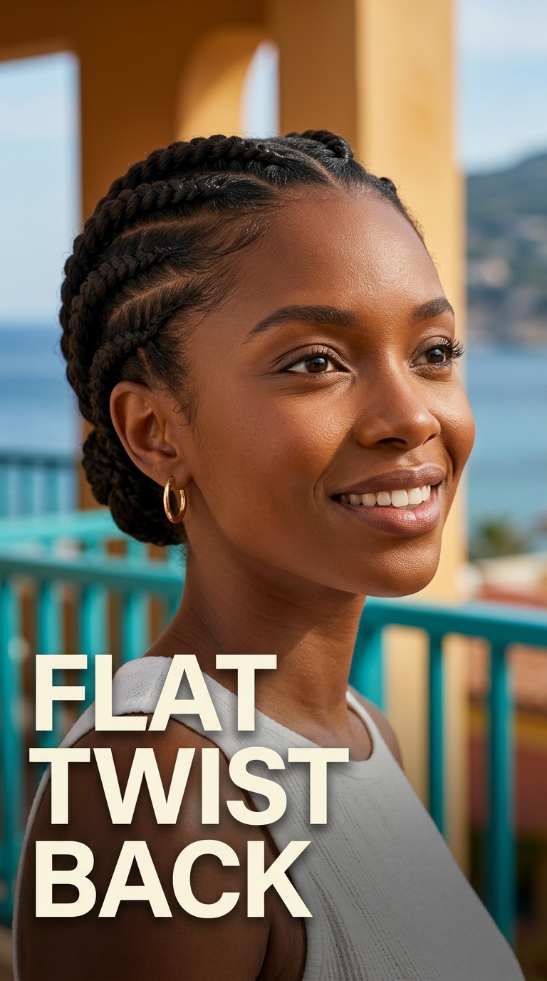 Flat Twist Back
