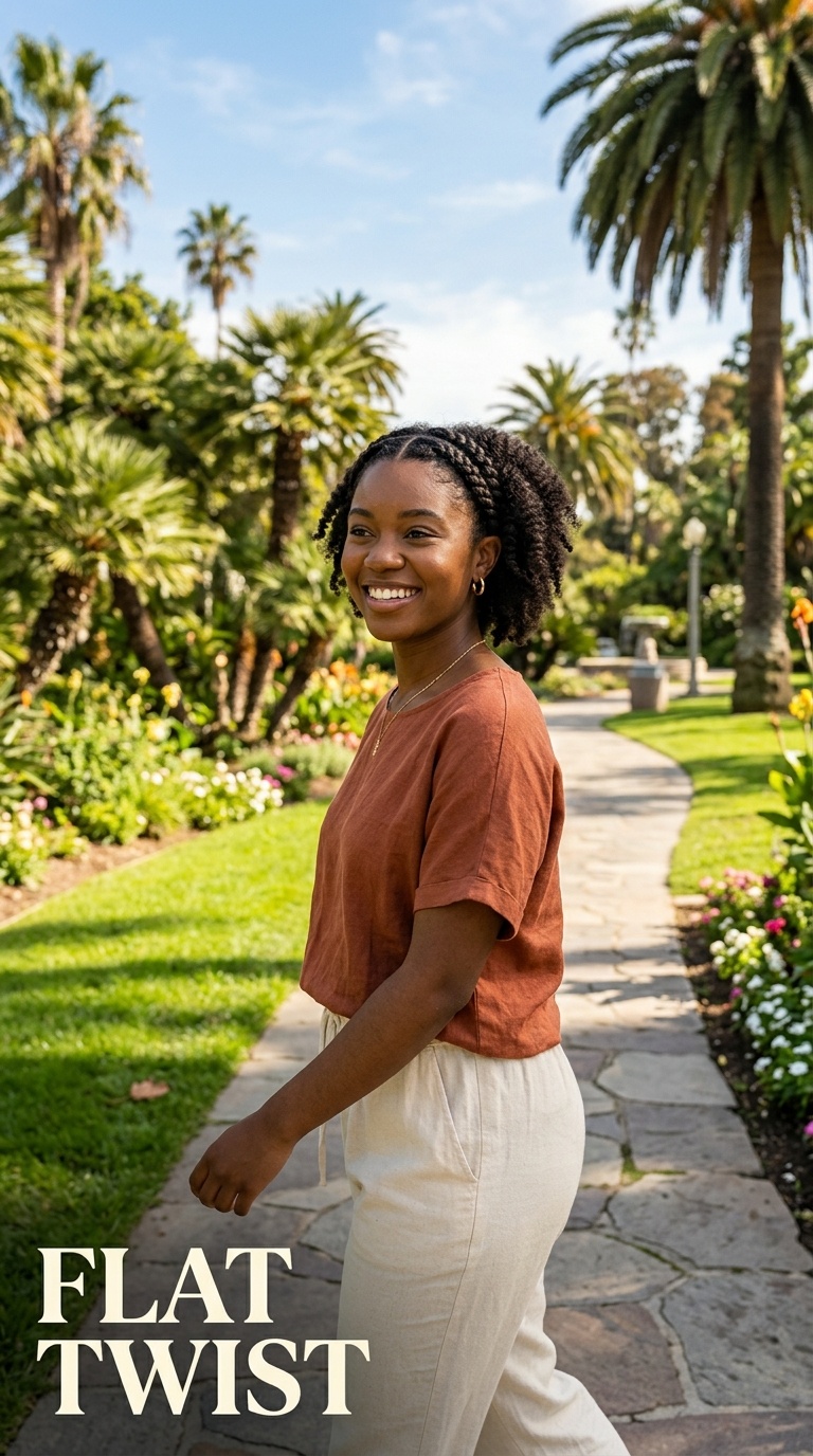 Flat Twist Headband Style