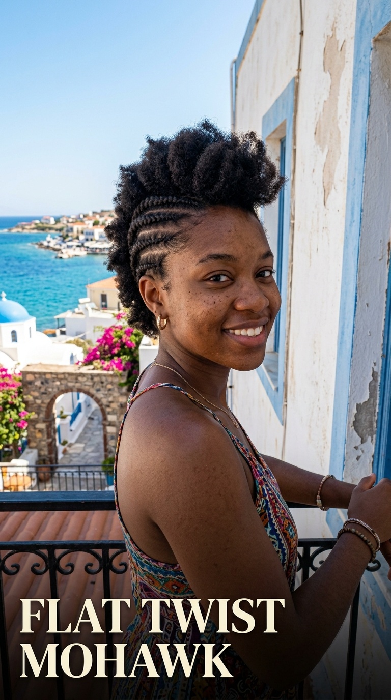 Flat Twist Mohawk