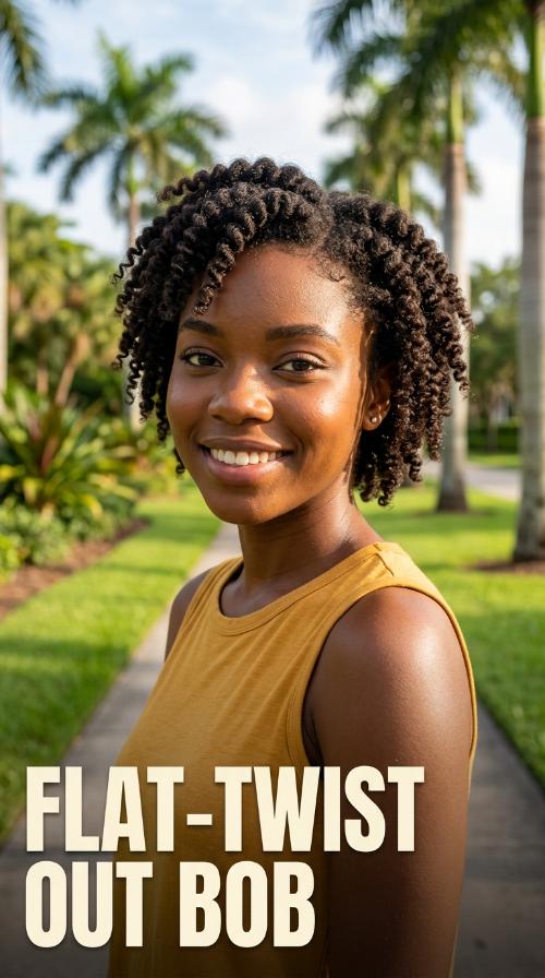 Flat-Twist Out Bob