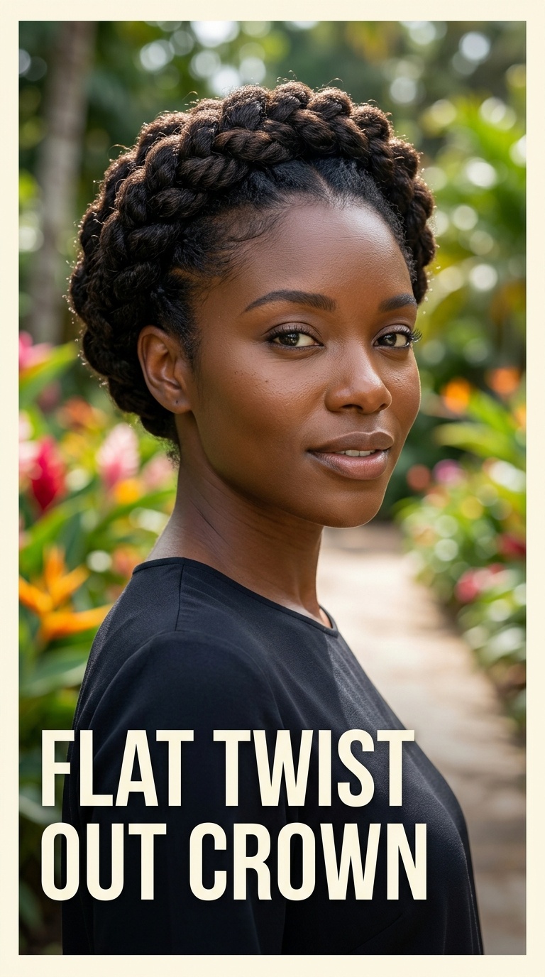 Flat Twist Out Crown
