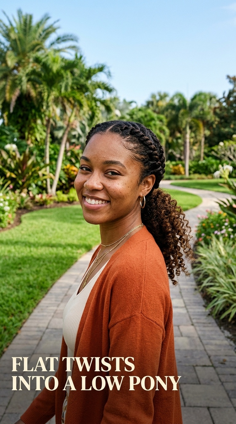 Flat Twists into a Low Pony