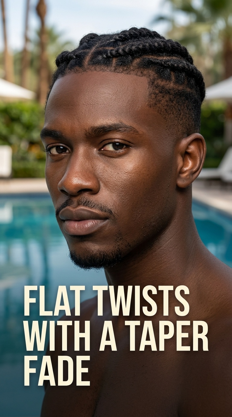 Flat Twists with a Taper Fade