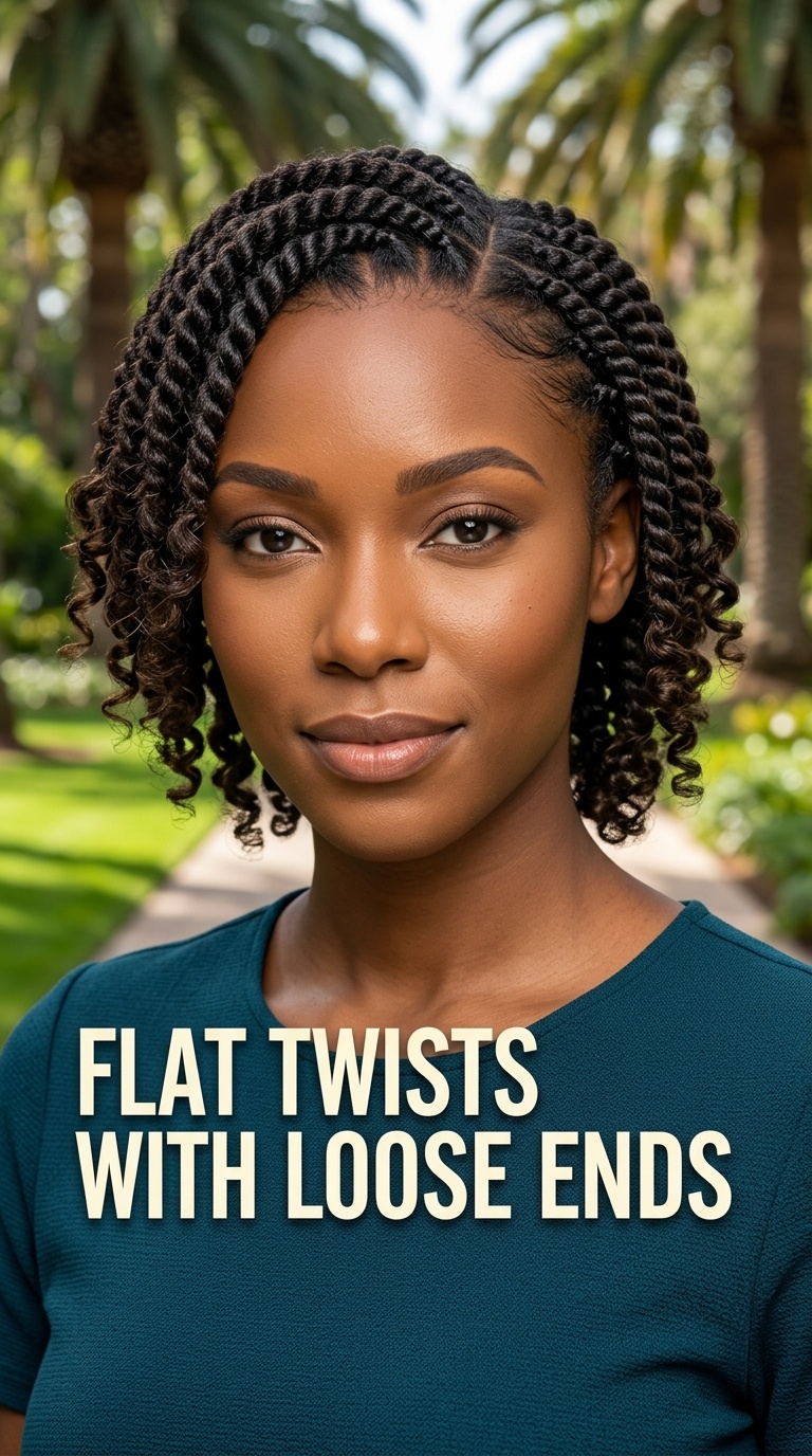 Flat Twists with Loose Ends