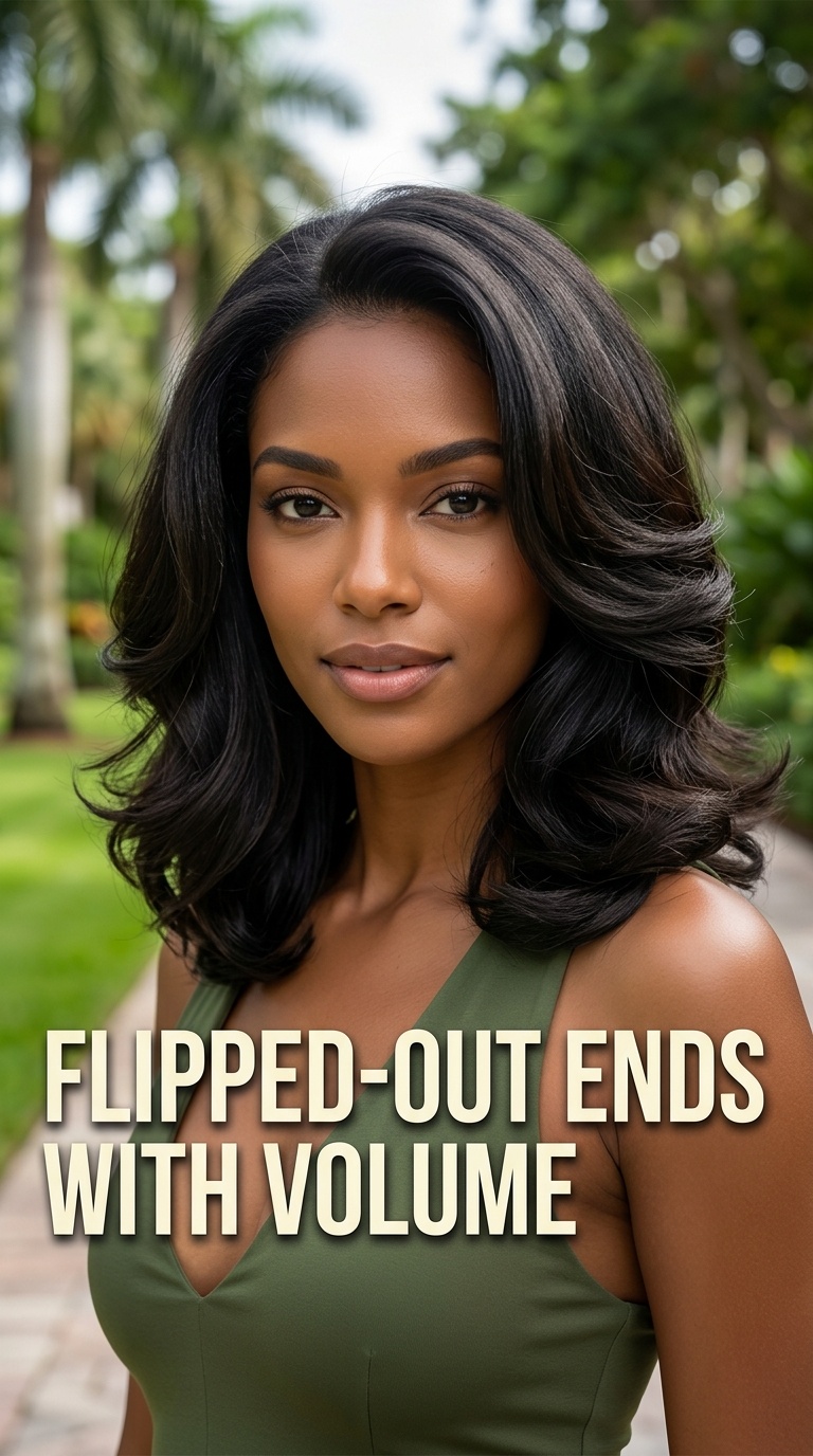 Flipped-Out Ends with Volume